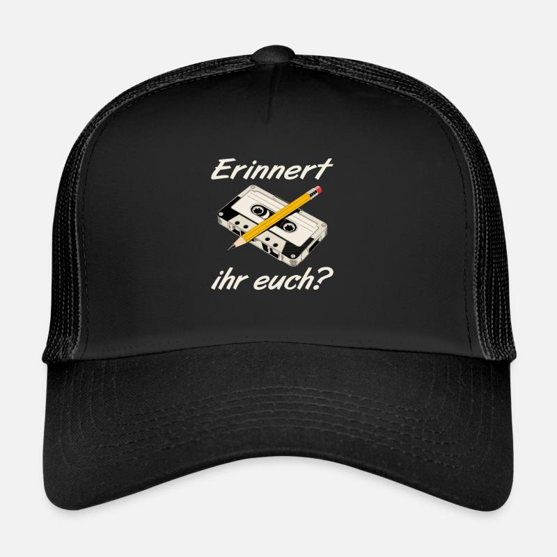 Cassette d’enfance Rewind Nostalgie Casquette trucker 