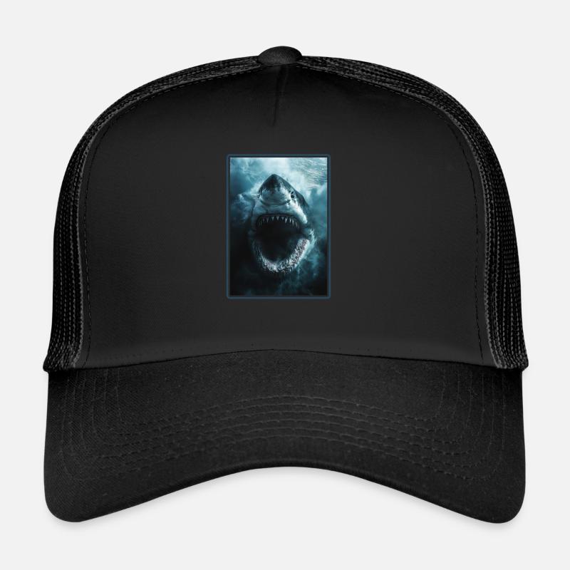 Grands requins blancs Grand requin blanc Casquette trucker 