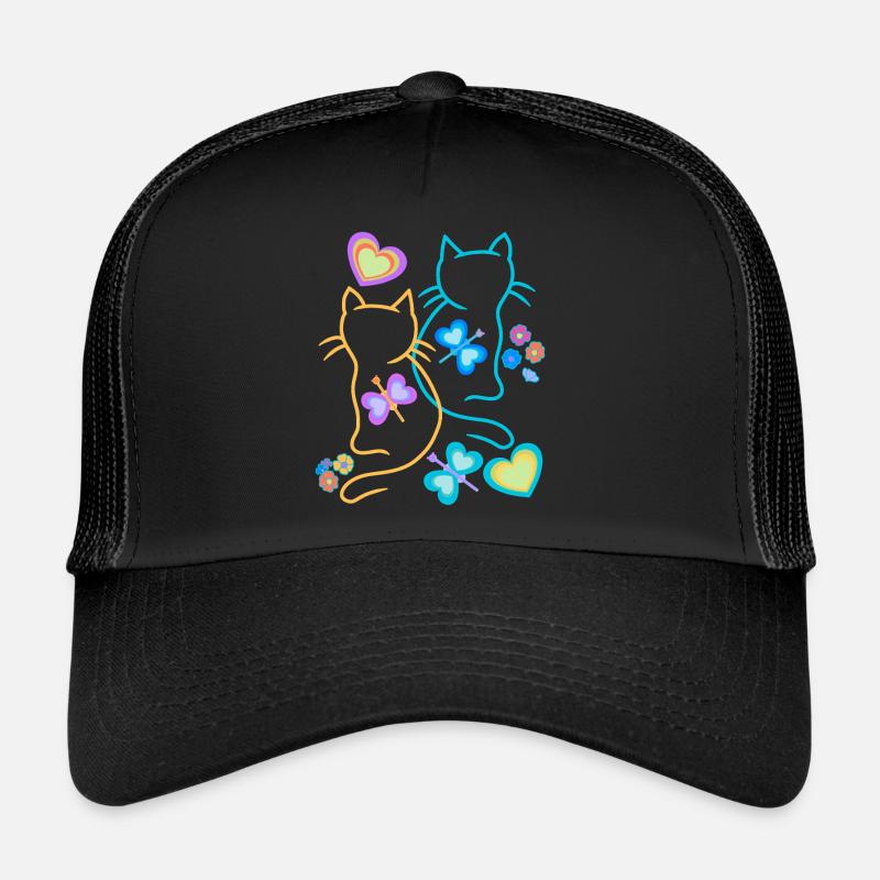 Chat Chats Chaton Casquette trucker 
