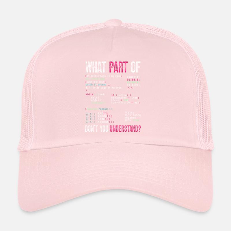 Programmierer Computercodierungssoftwareentwickler Trucker Cap