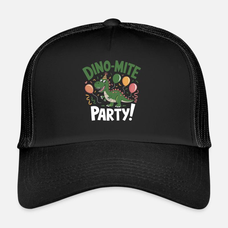 Dinosaur Party Decorations Trucker Cap