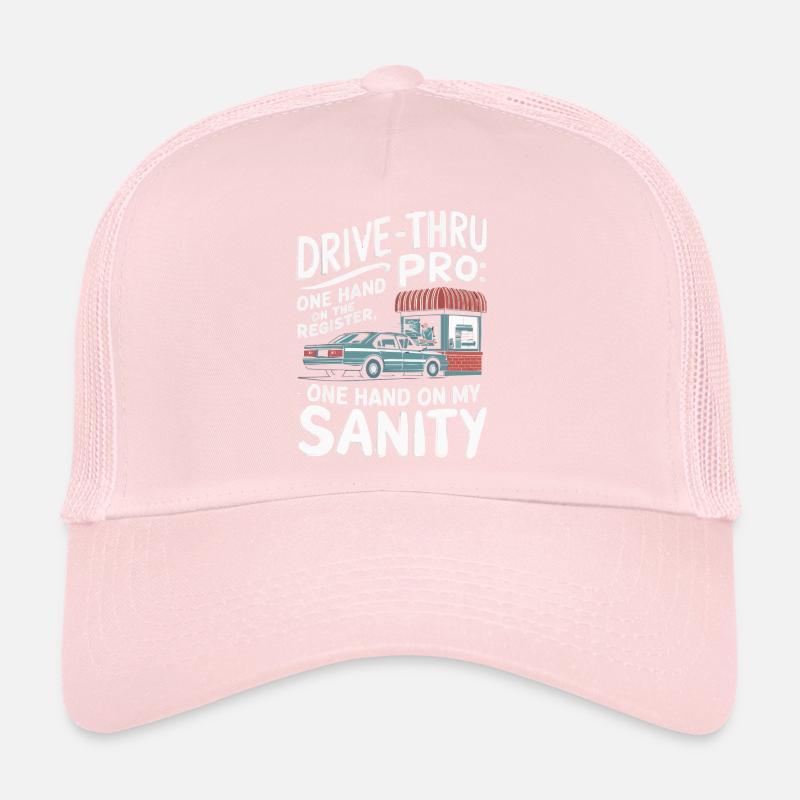 Drive Thru Operator Beruf Fast Food Trucker Cap