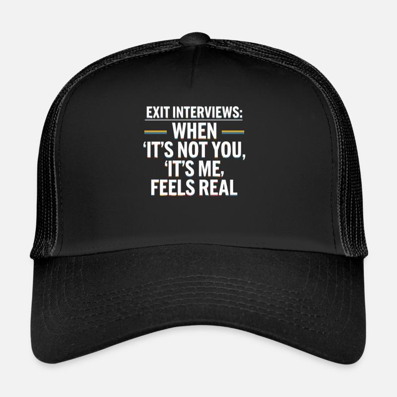 HR Manager Human Resource Austrittsgespräch für Mitarbeiter Trucker Cap