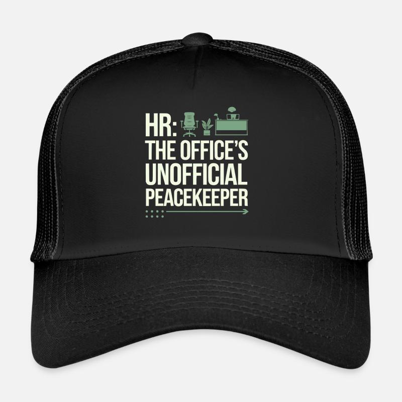 HR-Manager Personalwesen Mitarbeiter Drama am Arbeitsplatz Trucker Cap