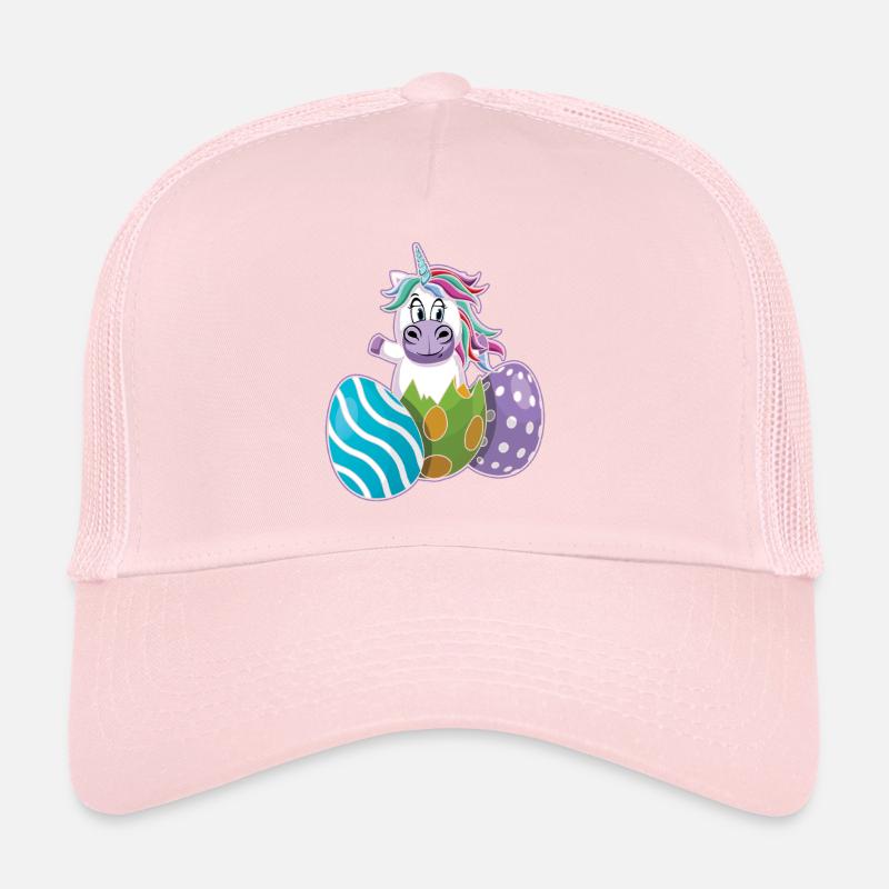 Fröhliches Einhorn Mit Ostereiern Trucker Cap