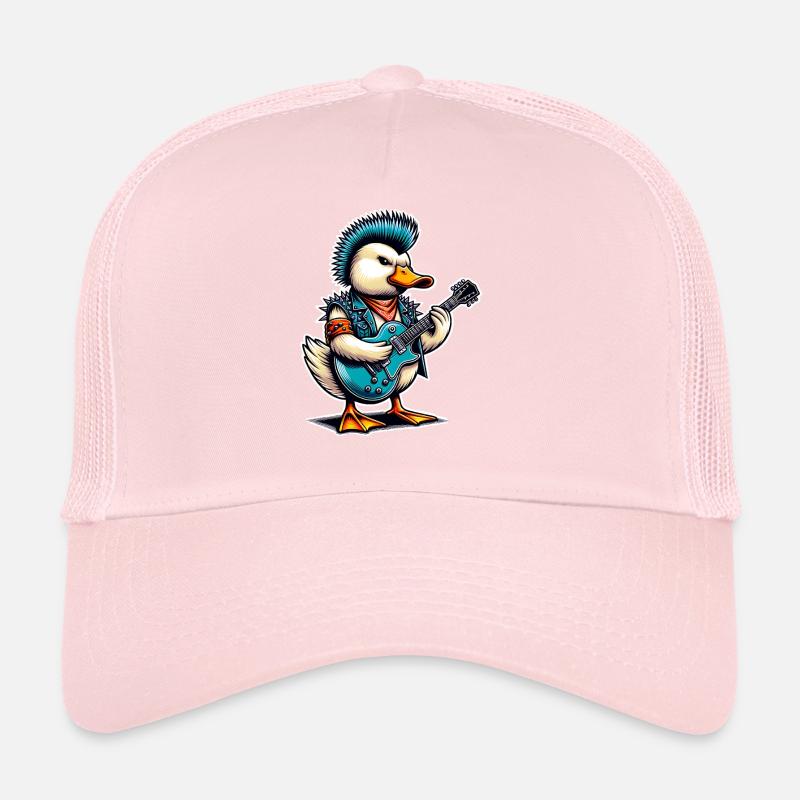 Duck Rock and Roll Guitariste Casquette trucker 