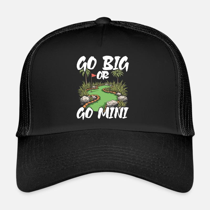 Golf Golf Golfer Golf Course Trucker Cap