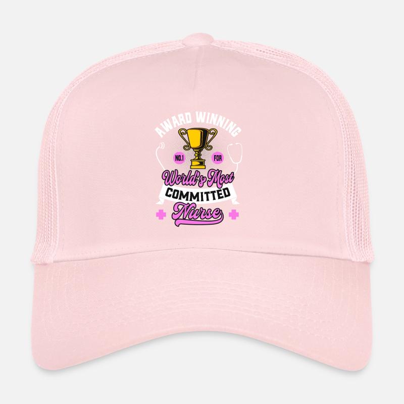 Infirmière dévouée drôle primée Casquette trucker 