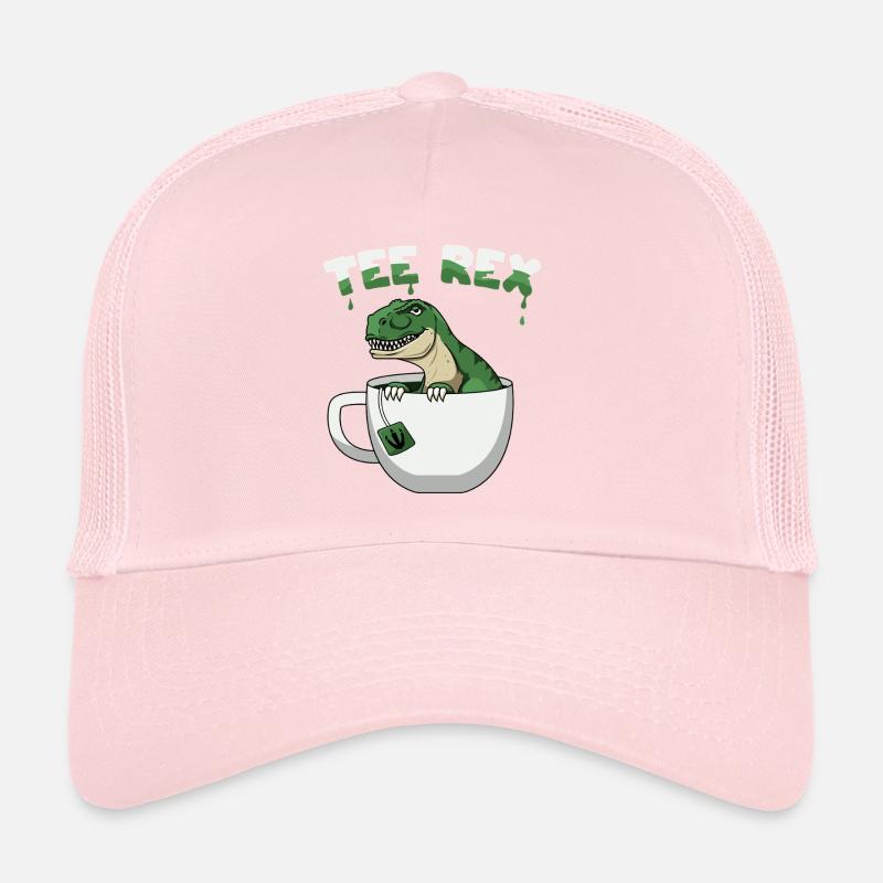 T-Rex Tyrannosaurus Rex Tee Trinker Dino mit Tee Trucker Cap