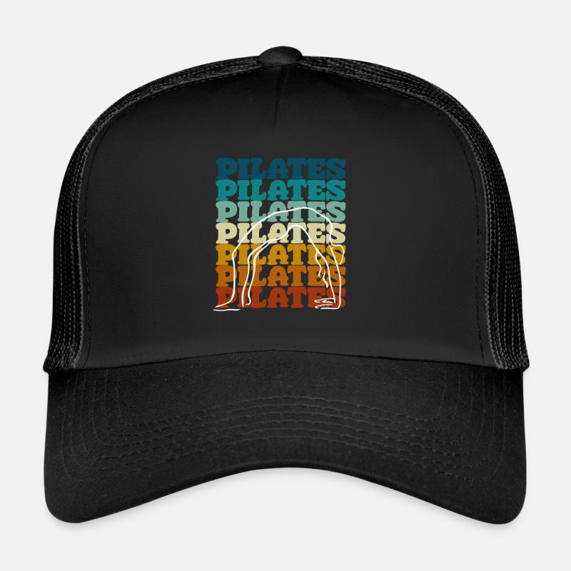 Pilates exercise motif for Pilates fans Trucker Cap