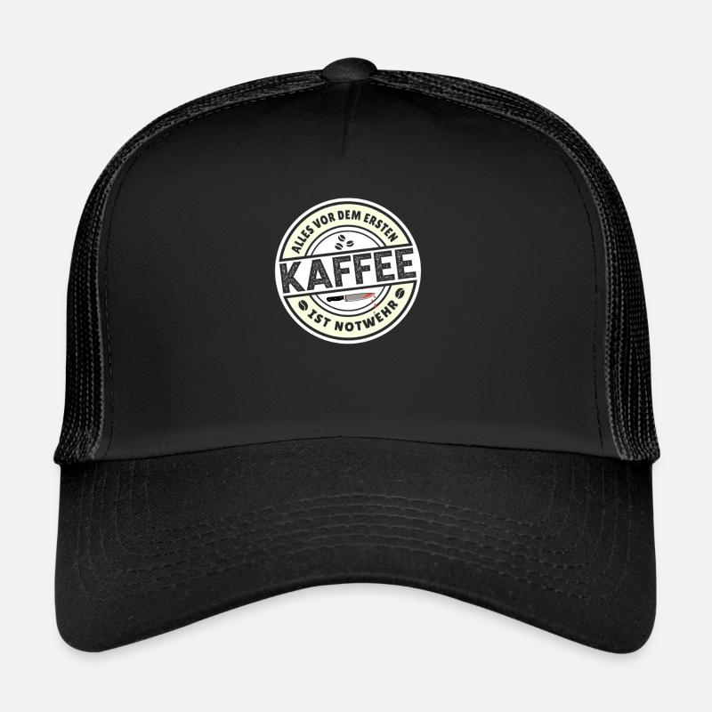 Tout ce qui précède le premier café est du café d’autodéfense Casquette trucker 