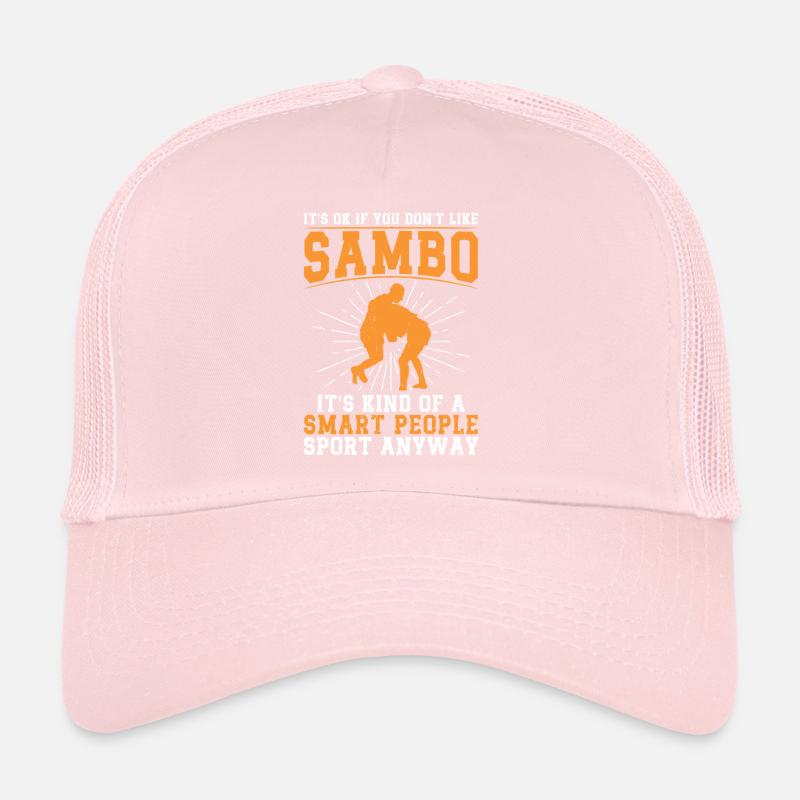 Sambo Lutteur Sambo Arts Martiaux Sambo de combat Casquette trucker 