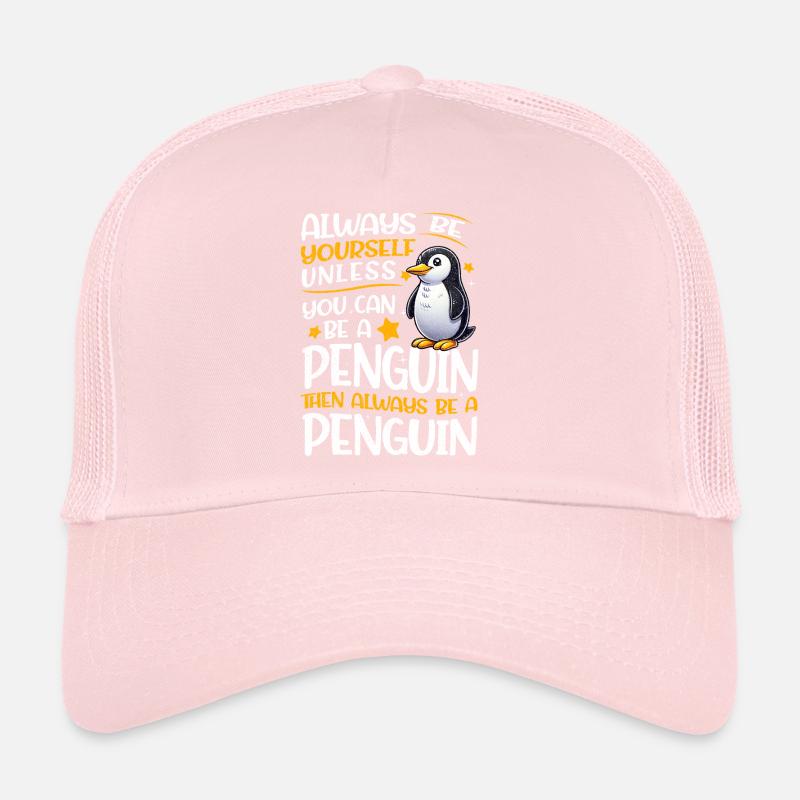 Penguins Bird Lover Penguin Enthusiast Trucker Cap