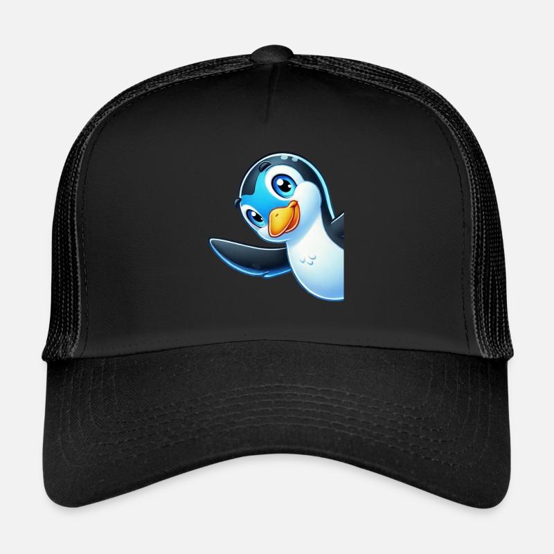 Pingouins Oiseau Amoureux des Pingouins Passionné Casquette trucker 