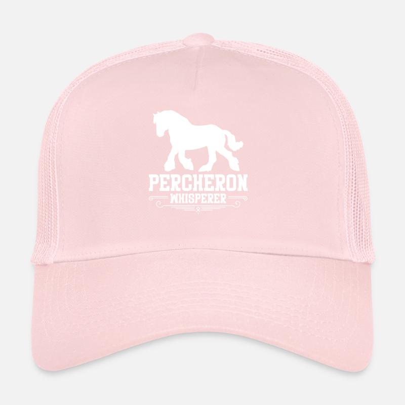 Cheval percheron Percheron Chuchoteur Casquette trucker 