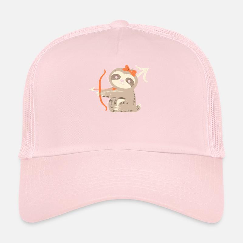 Schütze Sternzeichen Faultier Design mit Bogen Trucker Cap