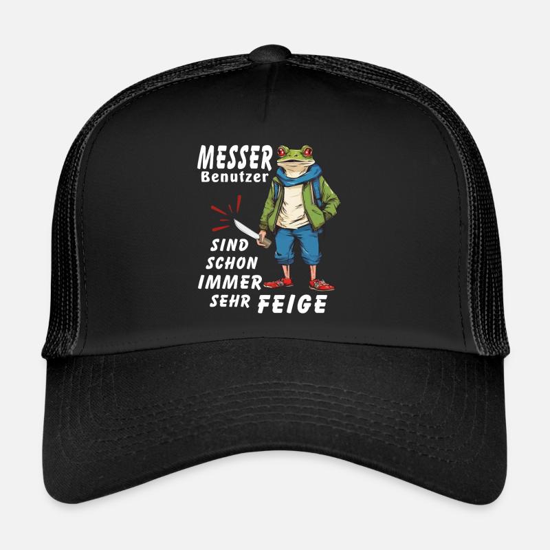 MESSER Benutzer SEHR FEIGE Trucker Cap