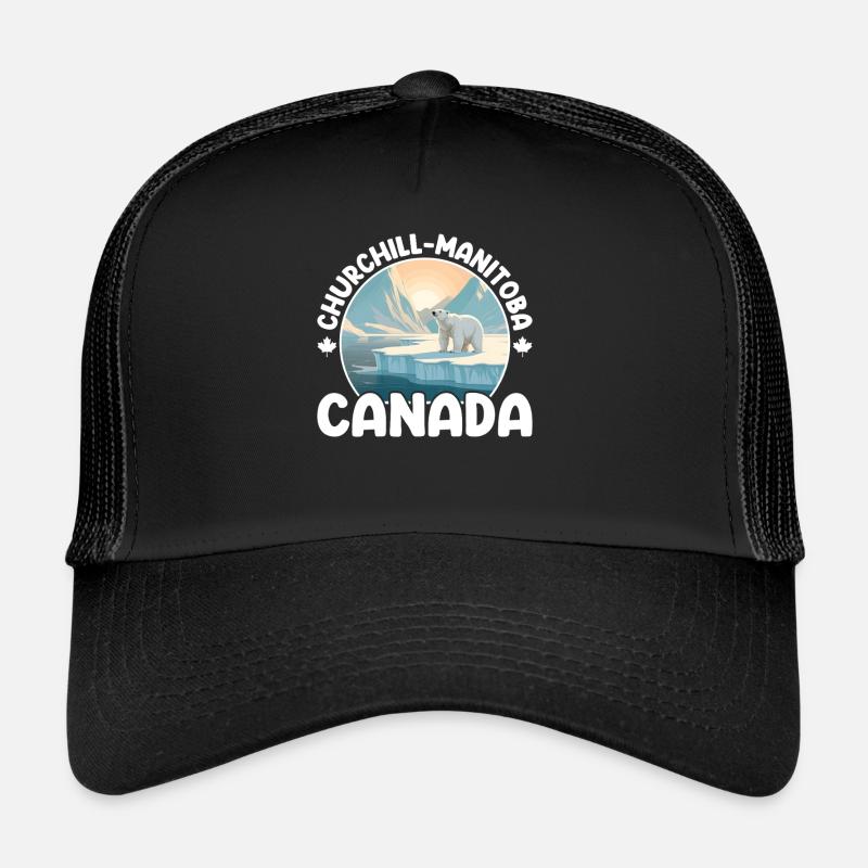 Churchill, Manitoba, Kanada, Eisbär, Arktis Trucker Cap