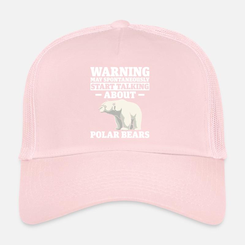 Funny Polar Bears Endangered Species Arctic Trucker Cap