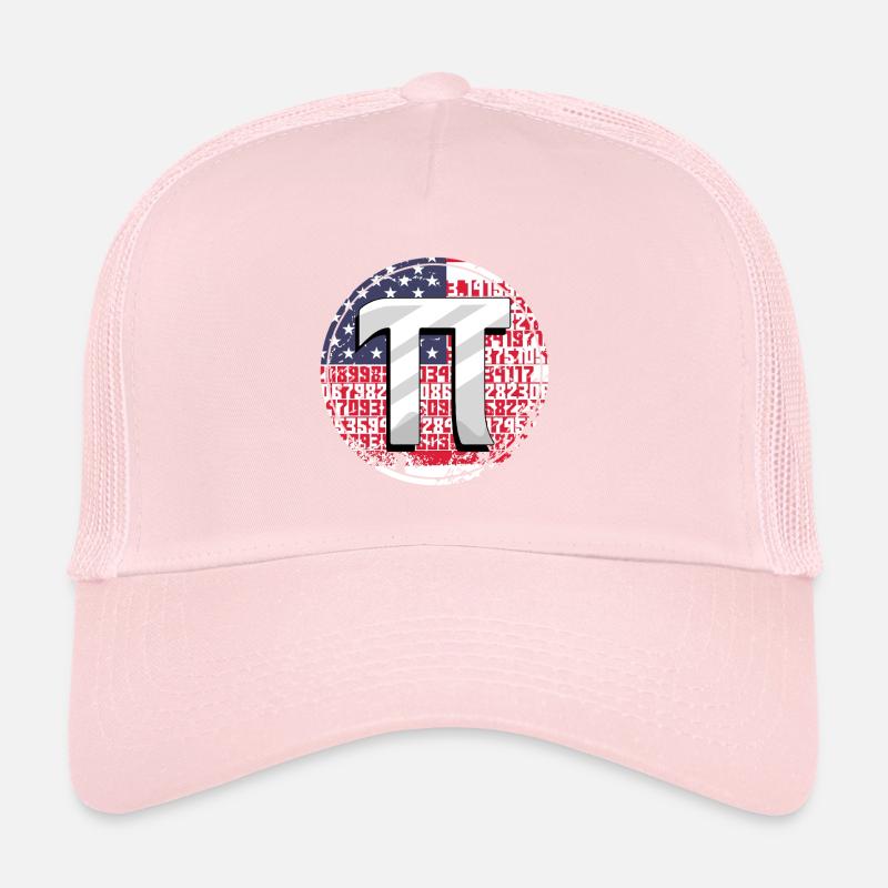 Pi Tag Zahlen mit Amerikanischer Flagge Trucker Cap