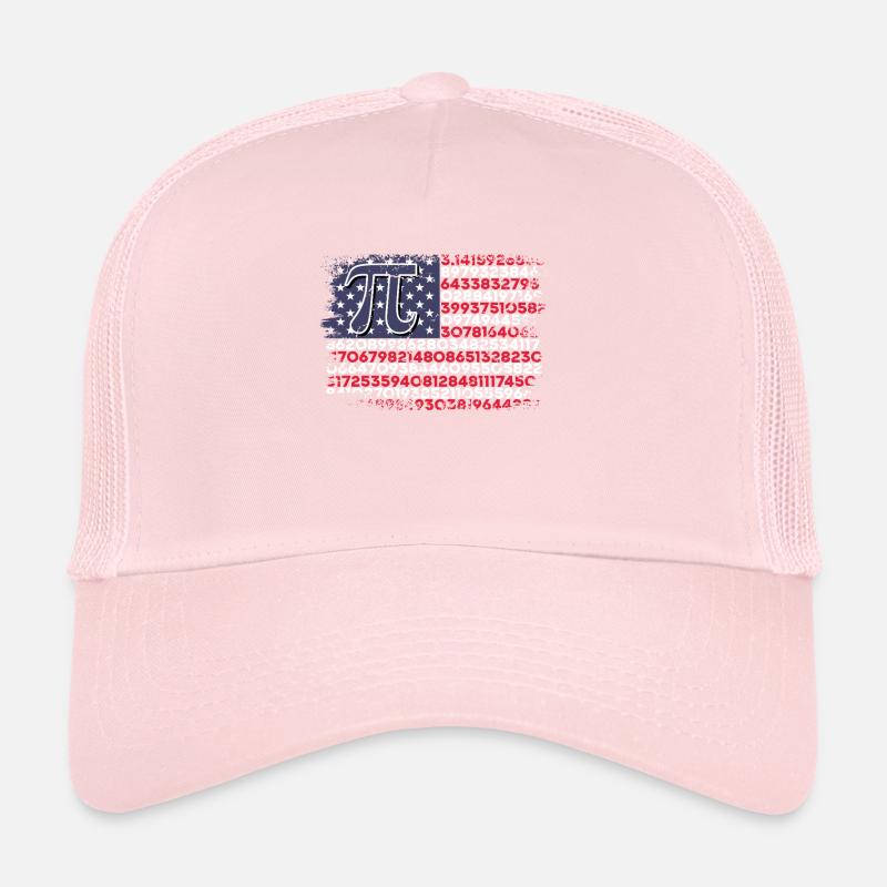 Pi Tag Drapeau Américain Chiffres Modèle Casquette trucker 
