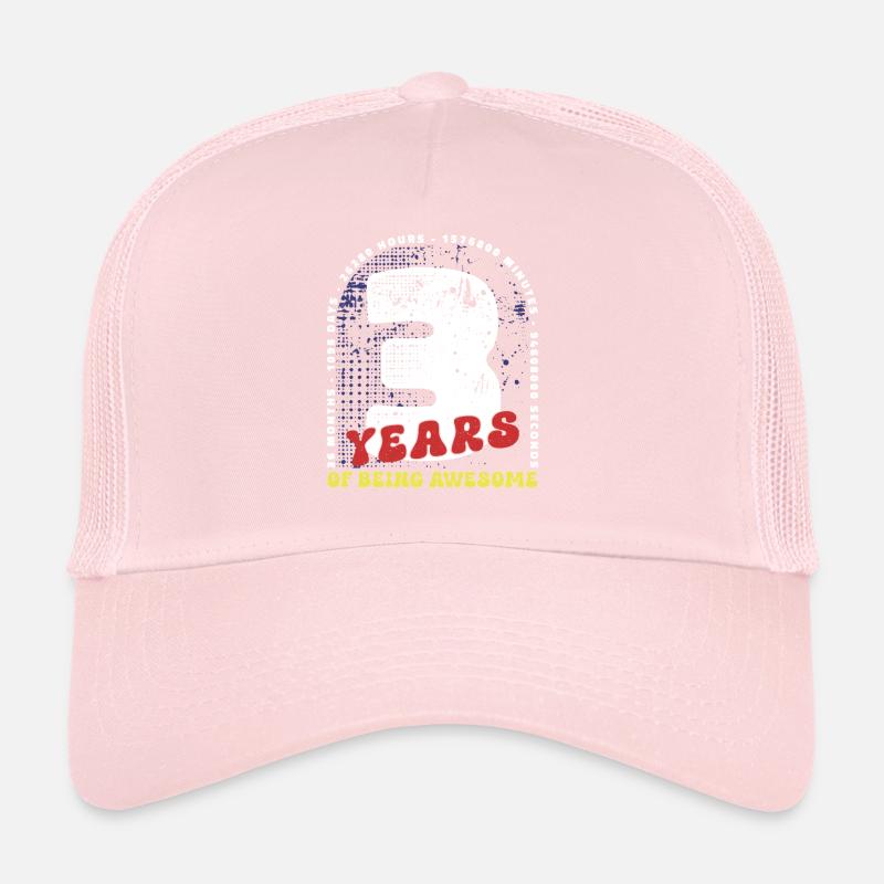 3 Ans Anniversaire Mois Jours Heures Minutes Casquette trucker 