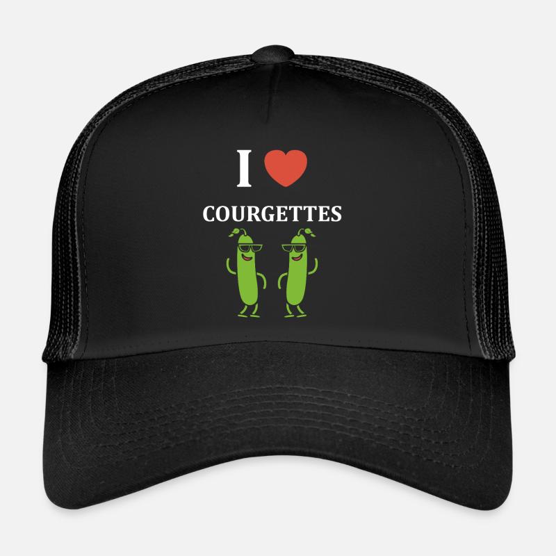 Humour Courgette Casquette trucker 