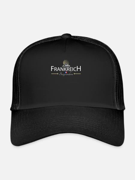 Frankreich Bergwandern - Trucker Cap - Schwarz/Schwarz