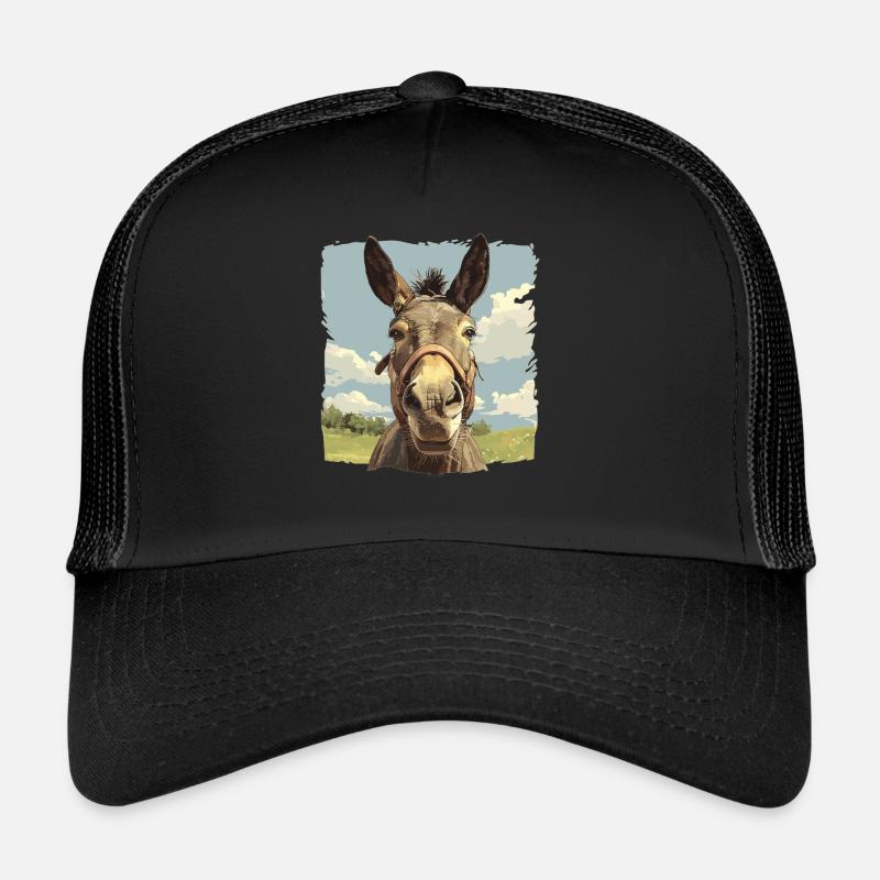 Maultiere Maultier - Trucker Cap - Schwarz/Schwarz