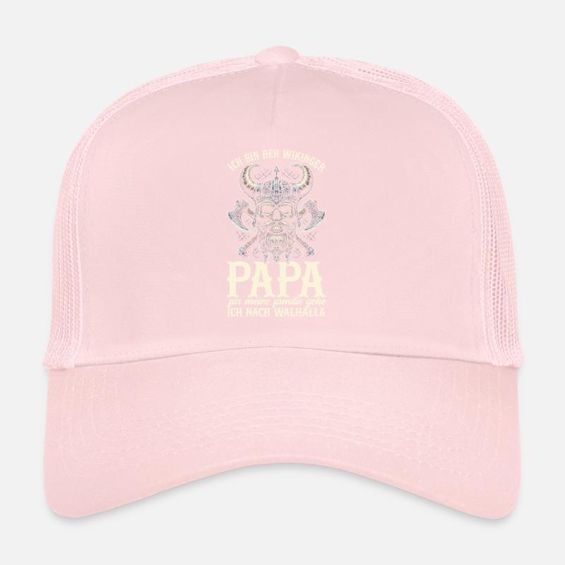 Wikinger Papa Vatertag Vaterschaft Elternteil Trucker Cap