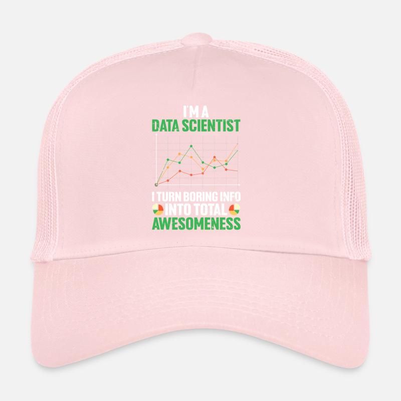 Je suis un scientifique des données Tableur Funny Data Casquette trucker 