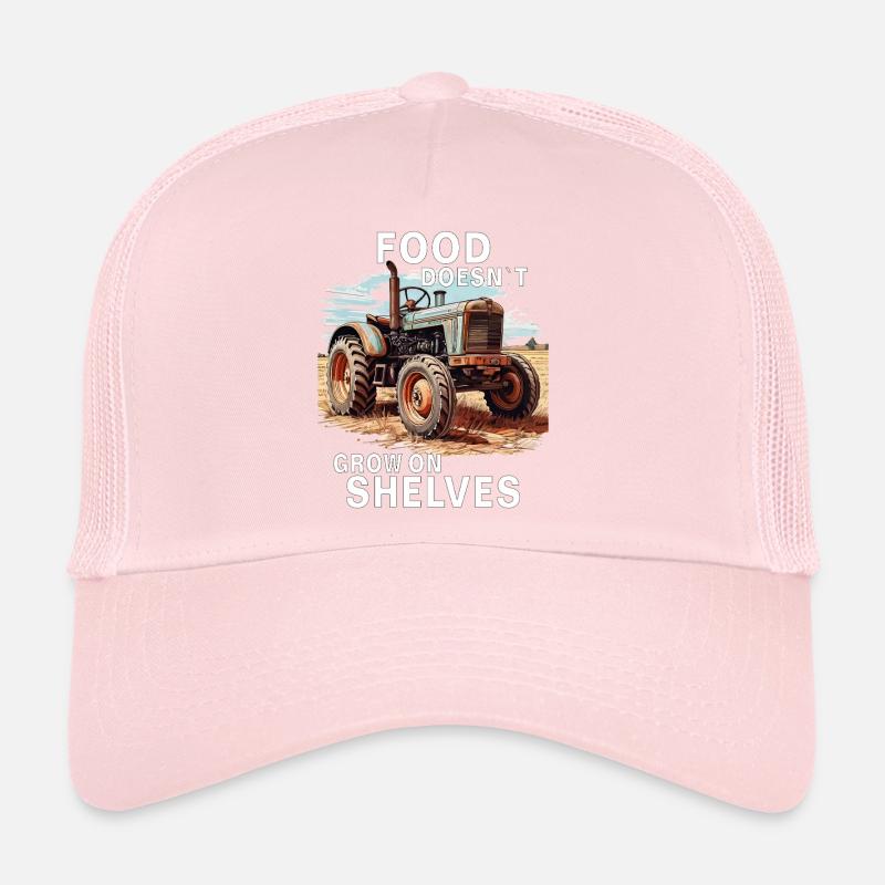 LA NOURRITURE TRAKTOR NE POUSSE PAS SUR LES ÉTAGÈRES Casquette trucker 