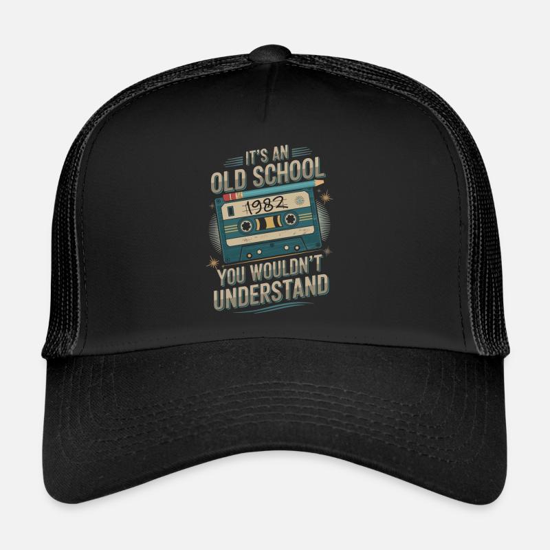 Millésime 1982 – Vieux mais doré Casquette trucker 