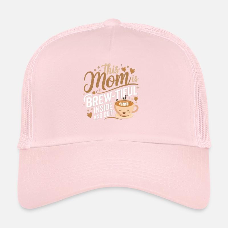 Loving Coffee Mom – Brew-tiful Saying Shirt Casquette trucker 