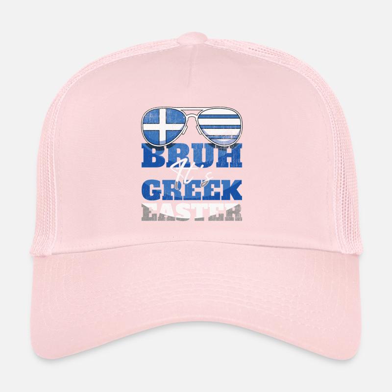 Bruh It’s Greek Easter Griechische Ostern Casquette trucker 
