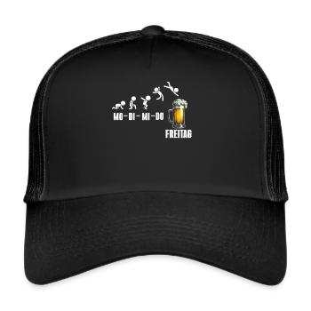 Friday Weekend Beer Lovers Sarcastic - Trucker Cap - black/black - Front