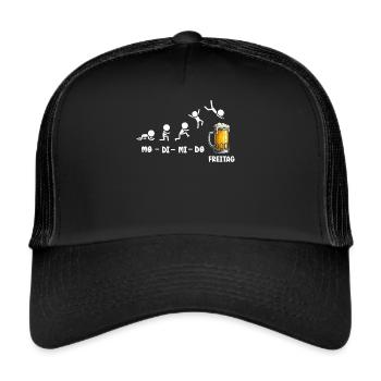 Friday Weekend Beer Lovers Sarcastic - Trucker Cap - black/black - Front