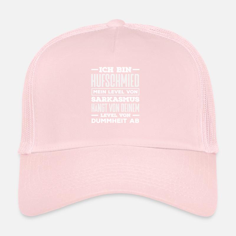 Je suis maréchal-ferrant Niveau sarcasme Stupidité Casquette trucker 