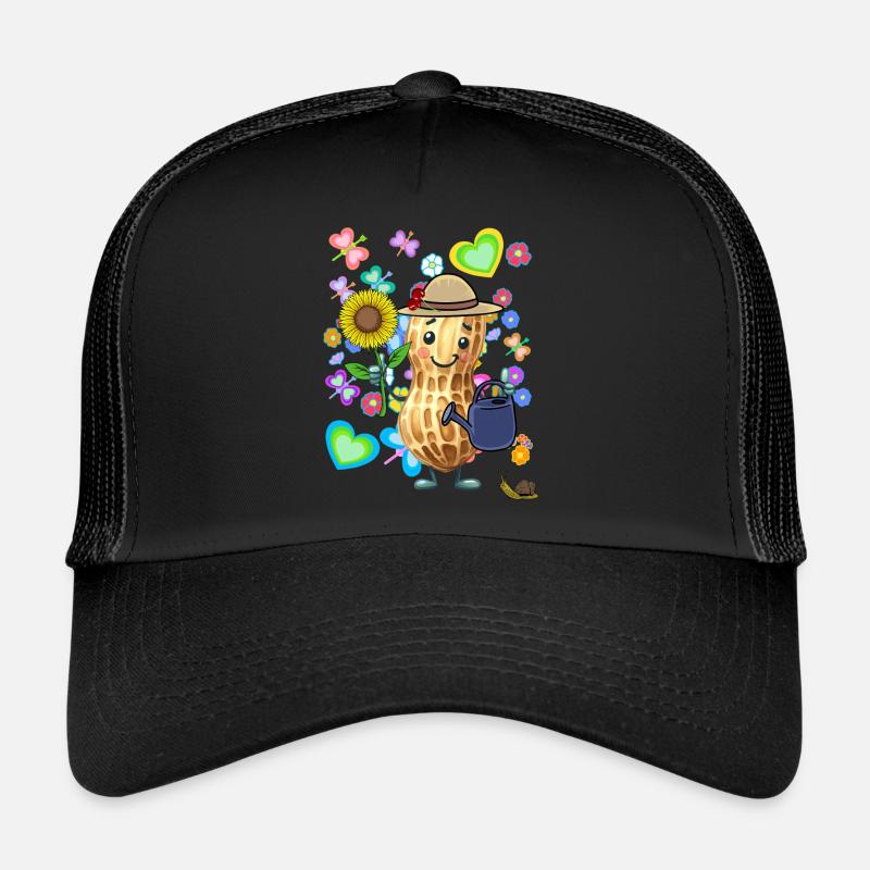 Cacahuètes Cacahuètes Printemps Été Cacahuètes aux noix Casquette trucker 