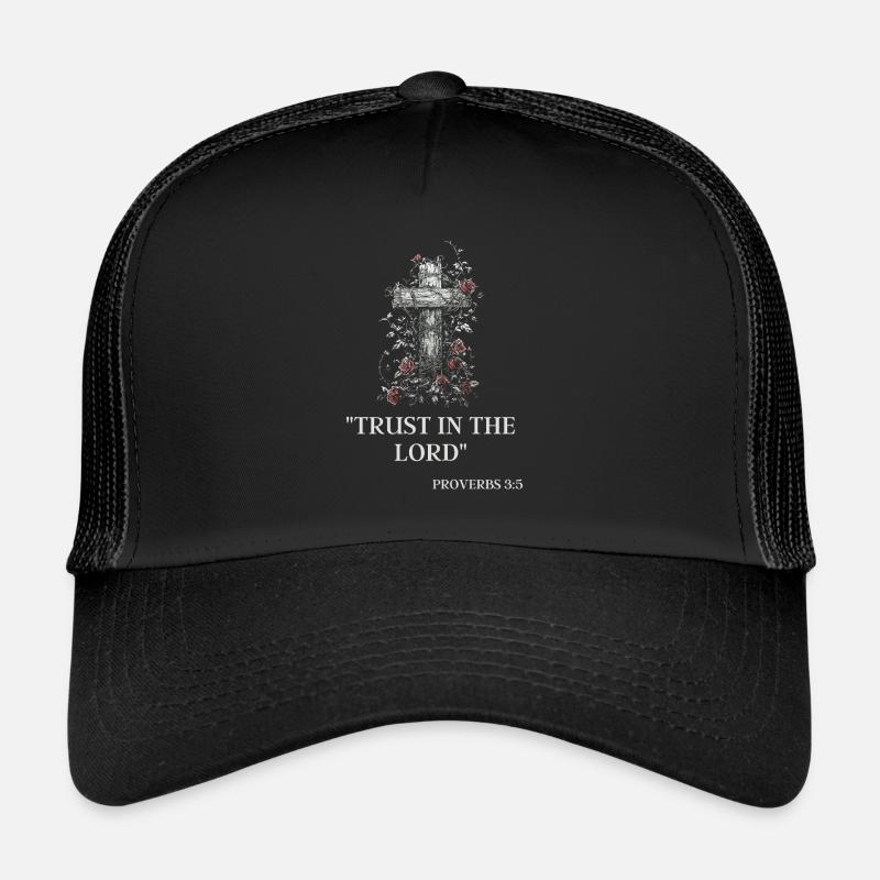 Croix de Jésus : Résurrection, Amour, Rédemption Casquette trucker 