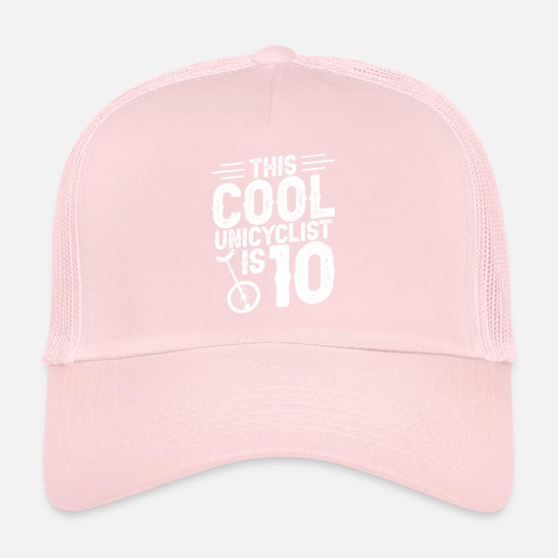 Ce monocycliste cool a 10 ans Casquette trucker 
