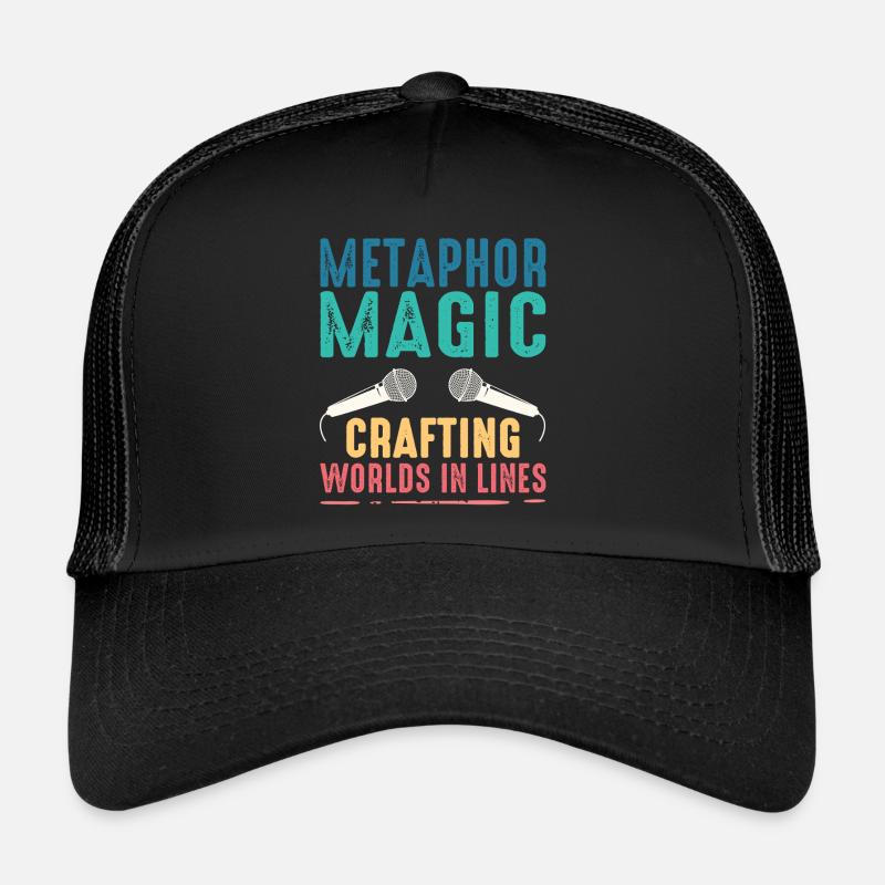 Poetry Slam Metaphor Magic Slam Poetry Trucker Cap