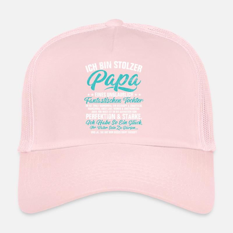 Papa Tochter Vatertag Vaterschaft Elternteil Trucker Cap