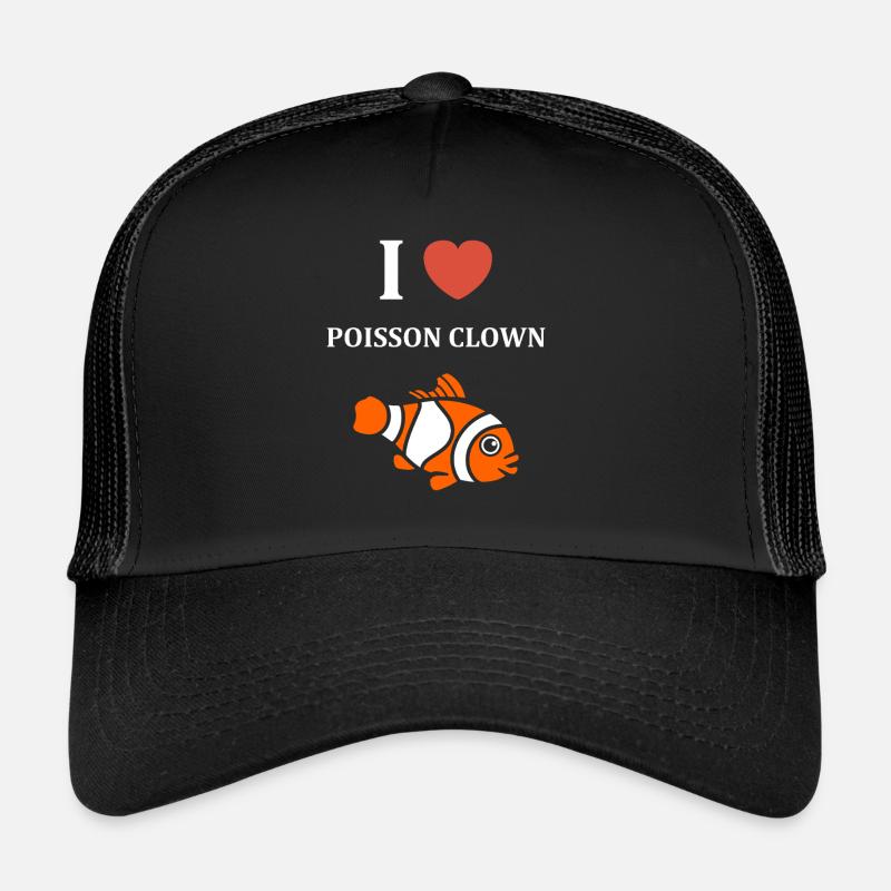 Humour Poisson rouge Casquette trucker 