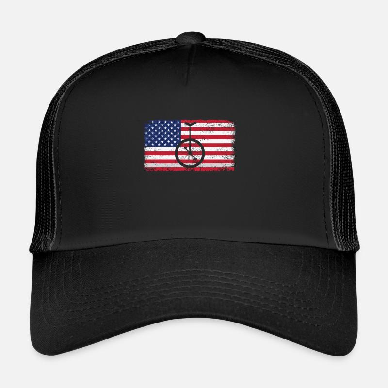 This guy loves unicycles Trucker Cap