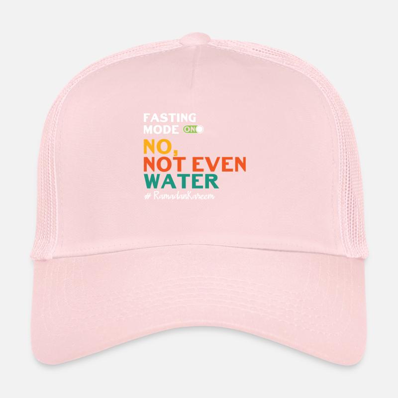 Eid Mubarak Fasting Mode On No Not Even Water Trucker Cap