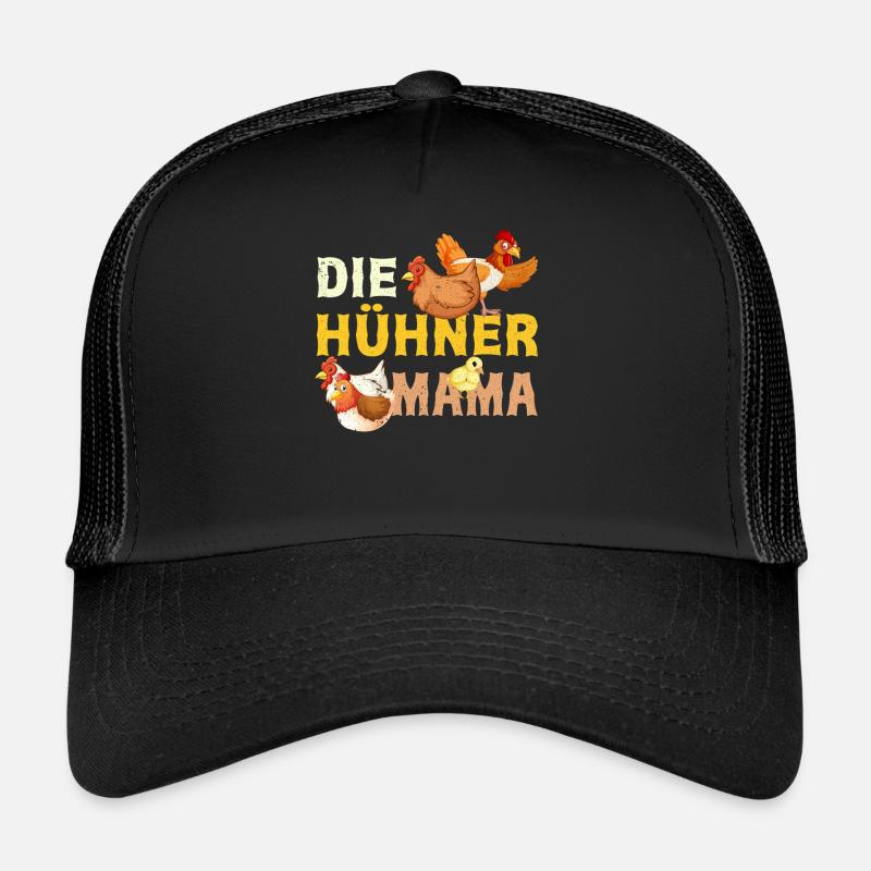 Hühner Mama Muttertag Mutterschaft Elternteil Trucker Cap