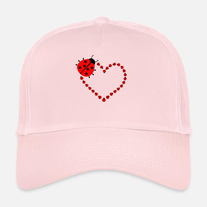 Funny Ladybug Coccinellidae Small Beetles Insect Trucker Cap