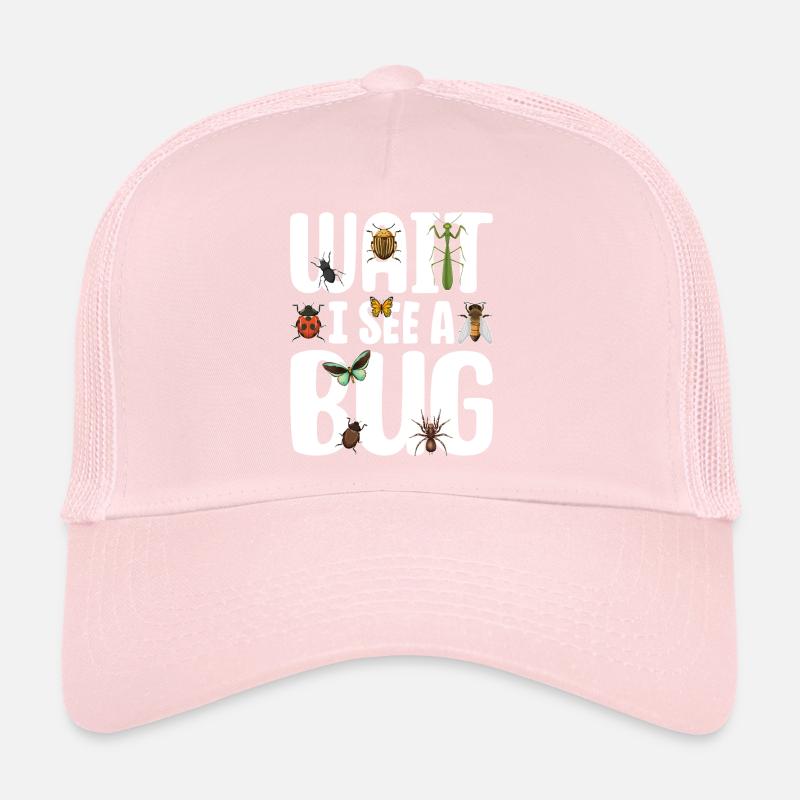 Wait I See A Bug Insect Small Beetles Funny Trucker Cap