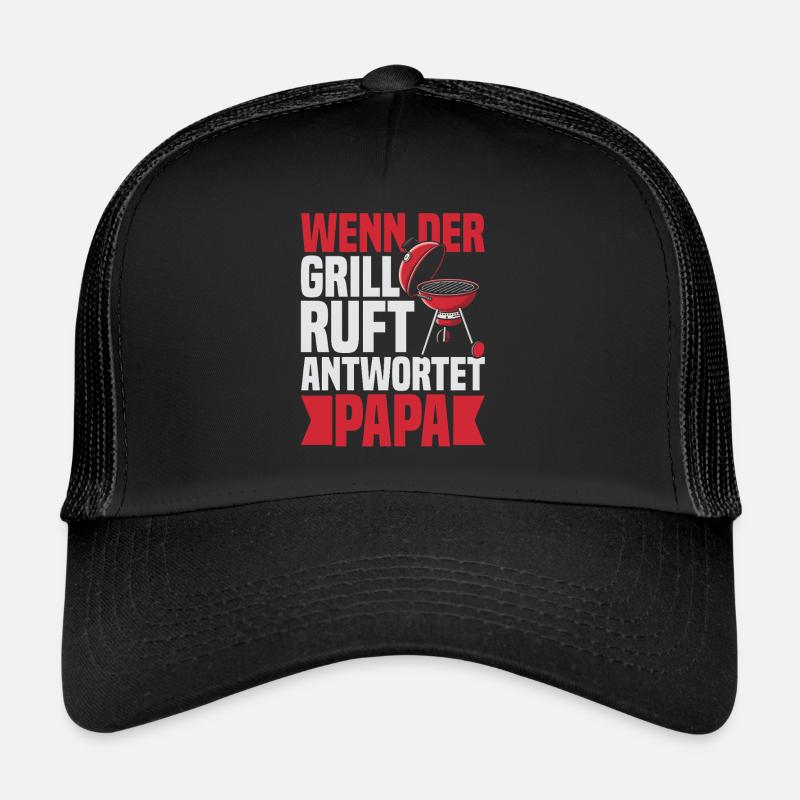 Grill Papa Vatertag Vater Vaterschaft Elternteil Trucker Cap